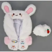 Plush Clothes (ふわふわ着ぐるみ パーカー＆パンツセット(うさぎ) 20cm用 ぬいぐるみ衣装)