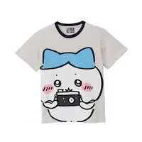 Chiikawa Park Kids T-shirt Big Char (Hachiware / Gray) - 130