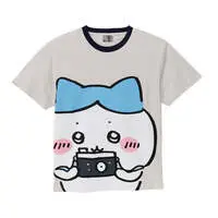 Chiikawa Park T-shirt Big Char (Hachiware / Gray) - M