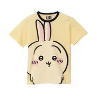 Chiikawa Park Kids T-shirt Big Char (Usagi / Yellow) - 110