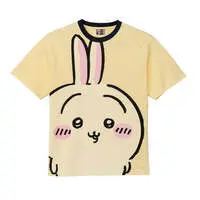 Chiikawa Park T-shirt Big Char (Usagi / Yellow) - L