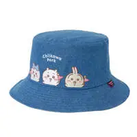 Chiikawa Park Reversible Bucket Hat (All / L-Blue)