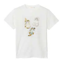 mofusand T-Shirt ICE CREAM NYAN White - XL