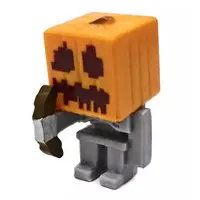 Trading Figure - Mini Figure - MINECRAFT / Skeleton & Pumpkin