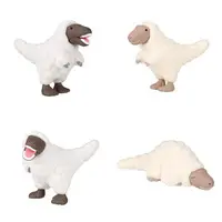 Trading Figure - Mofumofu Feather Tyrannosaurus Flocky Figure