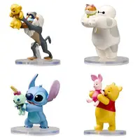 Trading Figure - Winnie the Pooh / Stitch & Scrump (Lilo & Stitch) & Rafiki