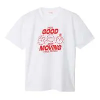 Chiikawa Dry T-shirt MOVE (All / White) - M