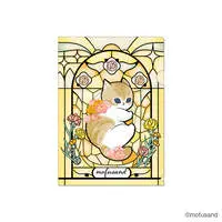 mofusand A4 Clear File Stained Glass (Orange)