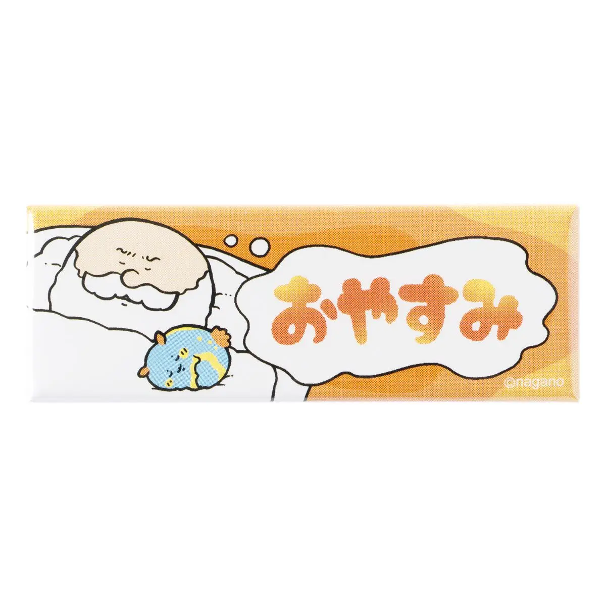 Nagano Characters Jiisan and Azarashi Status Magnet (Good Night)