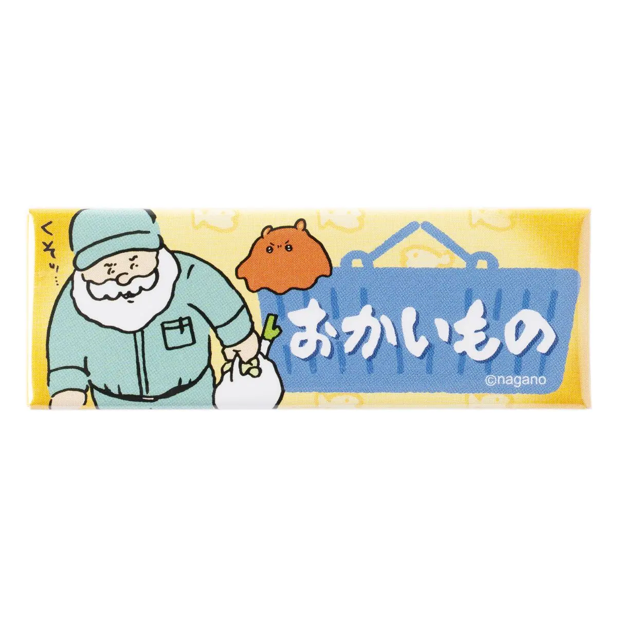 Nagano Characters Jiisan and Azarashi Status Magnet (Shopping)