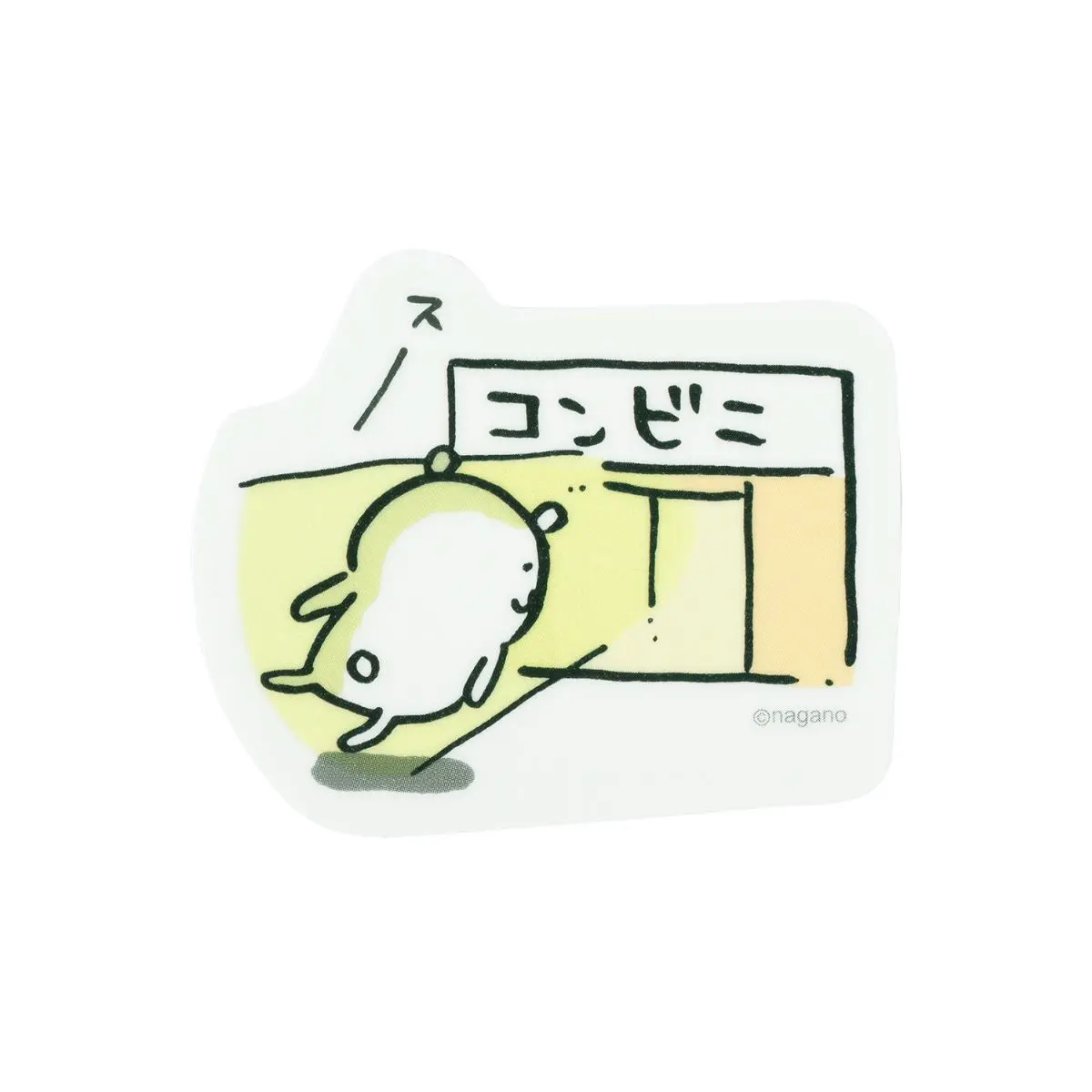 Nagano Characters Glow-in-the-Dark Sticker (Suuu)