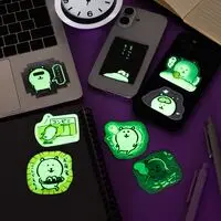 Nagano Characters Glow-in-the-Dark Sticker (Suuu)