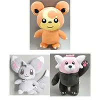 Plush - Pokémon / Bewear & Teddiursa & Minccino