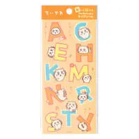 Chiikawa Fabric Alphabet Clear Sticker (Shisa)