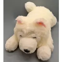 Plush (もふくん目閉じ くったりサモエドくんねそべりJB ぬいぐるみ)