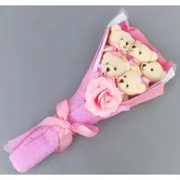 Plush (くまさんのぬいぐるみブーケ(ピンク) タイトー限定)