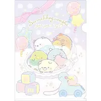 Stationery - Plastic Folder (Clear File) - Sumikko Gurashi