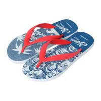 mofusand BOARD SHARK! Beach Sandals SURFING CLUB Blue