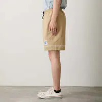 mofusand BOARD SHARK! Shorts Trim Sand Beige - L