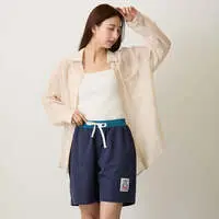 mofusand BOARD SHARK! Shorts JUST CHILLING Blue - M