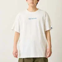 mofusand BOARD SHARK! T-Shirt RIDING WAVES White - XL