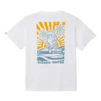 mofusand BOARD SHARK! T-Shirt RIDING WAVES White - XL