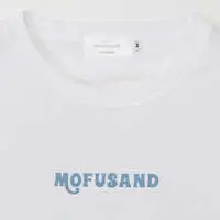 mofusand BOARD SHARK! T-Shirt RIDING WAVES White - XL