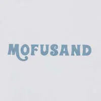 mofusand BOARD SHARK! T-Shirt RIDING WAVES White - XL