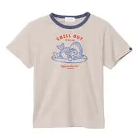 mofusand BOARD SHARK! T-Shirt CHILL OUT Mocha - XL