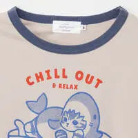 mofusand BOARD SHARK! T-Shirt CHILL OUT Mocha - XL