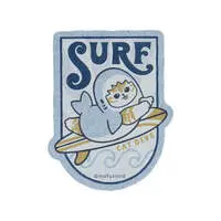 mofusand BOARD SHARK! Smartphone-Sized Sticker (SURF)