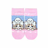 mofusand Front Ankle Socks (Hammerhead Shark Peeking Pattern)
