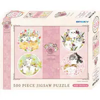 mofusand x Hibiya-Kadan 500-Piece Jigsaw Puzzle (No.500-906 -Spring-)