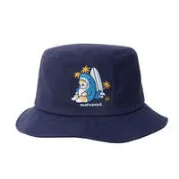 mofusand BOARD SHARK! Bucket Hat SURFING NYAN Navy