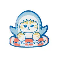 mofusand BOARD SHARK! Souvenir Magnet (Tokyo Surf Club)