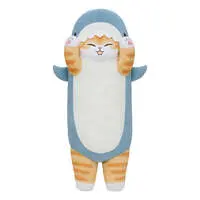 mofusand BOARD SHARK! Long Shark Meow Cushion Plush