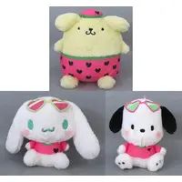 Plush - Sanrio / Pom Pom Purin & Cinnamoroll & Pochacco