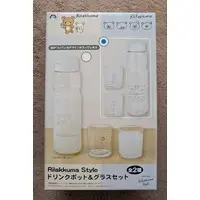 Tumbler, Glass - RILAKKUMA / Rilakkuma