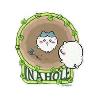 Chiikawa Park Phone-sized Theme Sticker (Hachiware in the Hole)