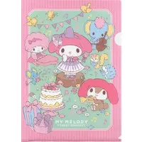 Stationery - Plastic Folder (Clear File) - Sanrio / My Melody