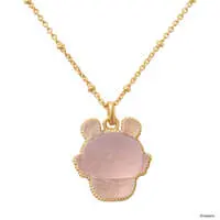 Chiikawa Q-pot. Pâte de Fruit Necklace (Momonga)