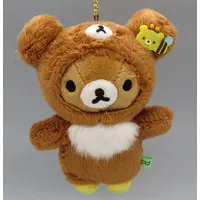 Key Chain - Plush - Plush Key Chain - RILAKKUMA / Chairoikoguma & Rilakkuma