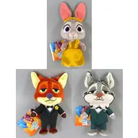 Plush - Zootopia / Nick Wilde & Judy Hopps & Pawbert Lynxley
