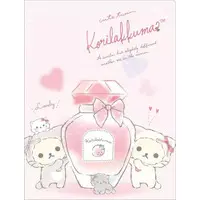Stationery - Plastic Folder (Clear File) - RILAKKUMA / Korilakkuma