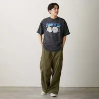 Chiikawa T-shirt TURN IT UP (Charcoal) - L