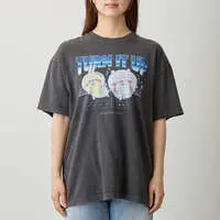Chiikawa T-shirt TURN IT UP (Charcoal) - L