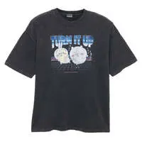 Chiikawa T-shirt TURN IT UP (Charcoal) - L