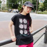 Chiikawa Wide Sleeveless FRIENDS ABOVE ALL (Black) - M