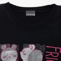 Chiikawa Wide Sleeveless FRIENDS ABOVE ALL (Black) - M