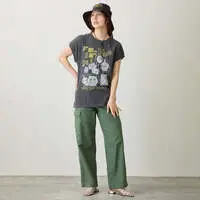 Chiikawa Wide Sleeveless FOCUSED ON FOOD (Charcoal) - M